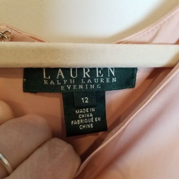 Lauren Ralph Lauren Womens 12 Pink Sleeveless Plea - Picture 5 of 8